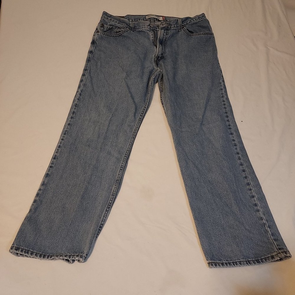 Levi's 36 x 30 505 Regular Straight BlueDenim Jeans
